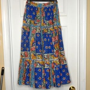 Vintage Long Handmade Skirt